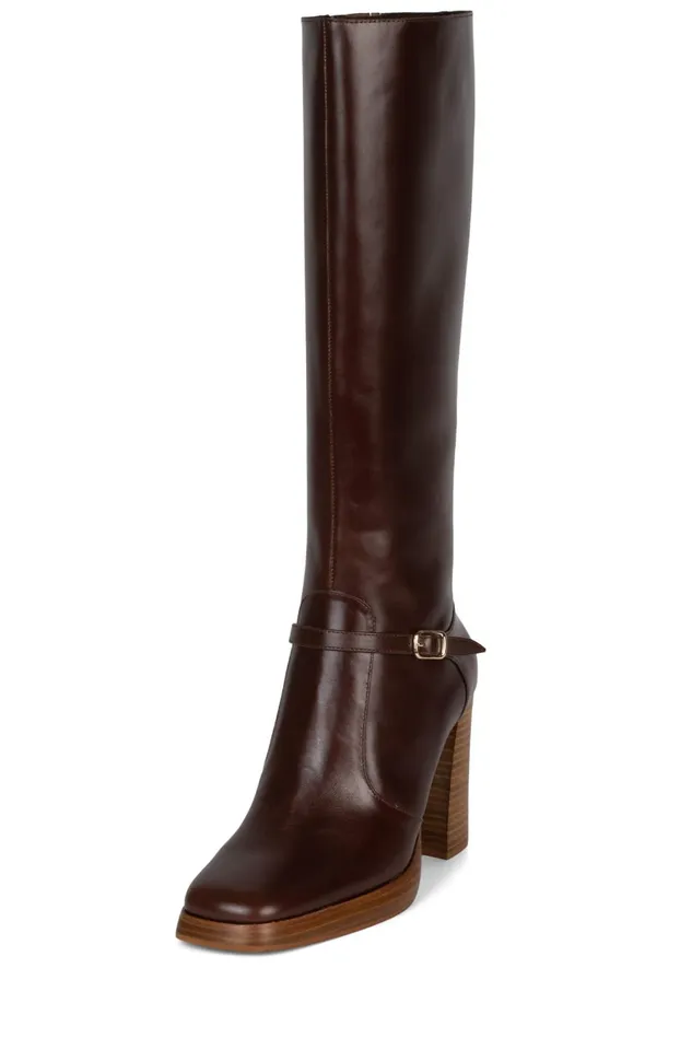 Women Jeffrey Campbell Knee To Thigh IGGIE Camel