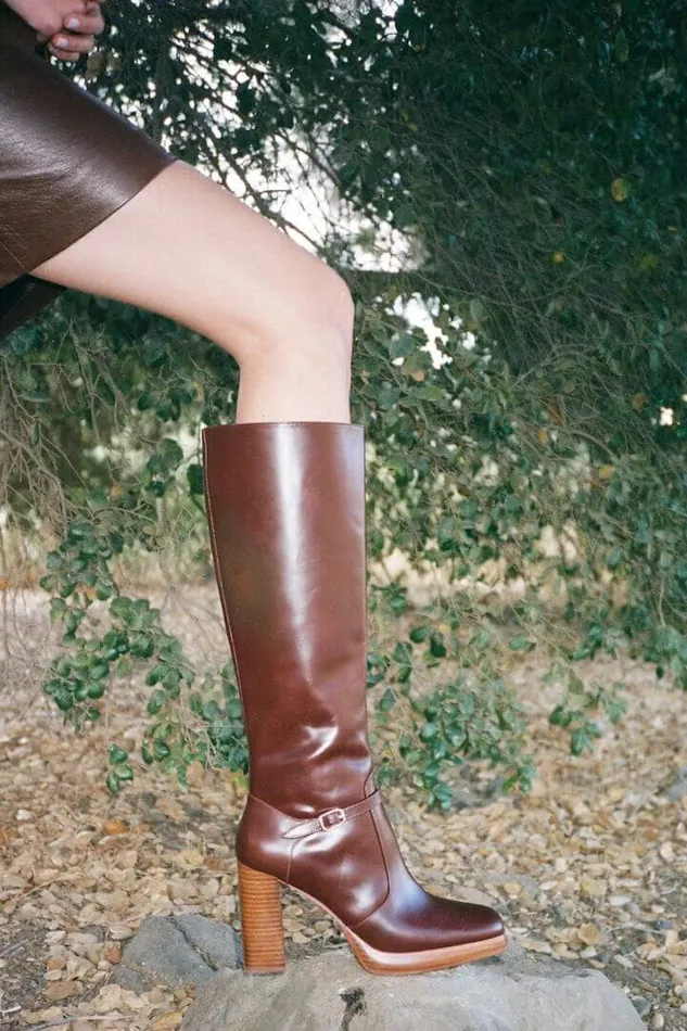 Women Jeffrey Campbell Knee To Thigh IGGIE Camel