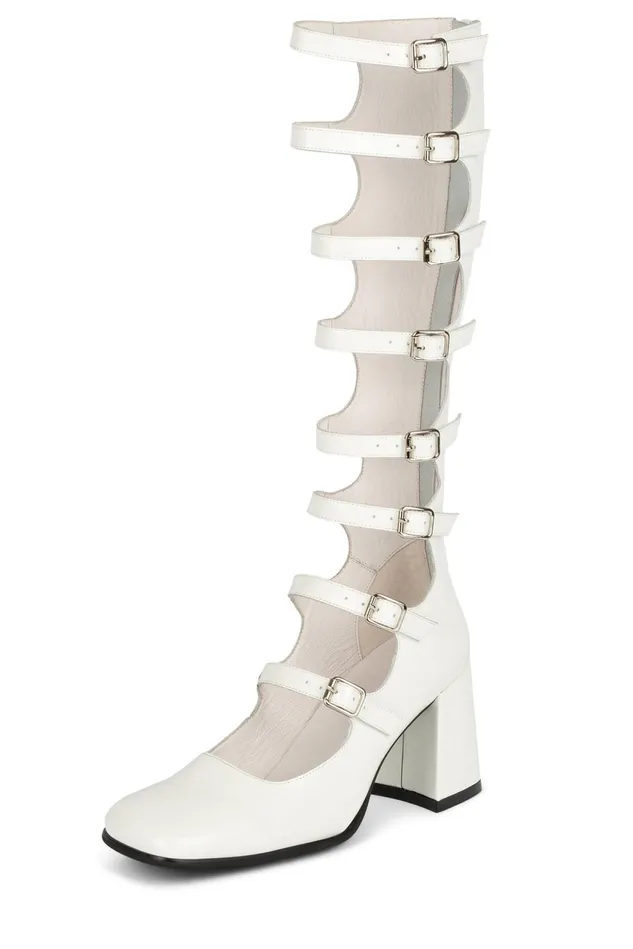 Women Jeffrey Campbell Knee To Thigh MONSIEUR White Box