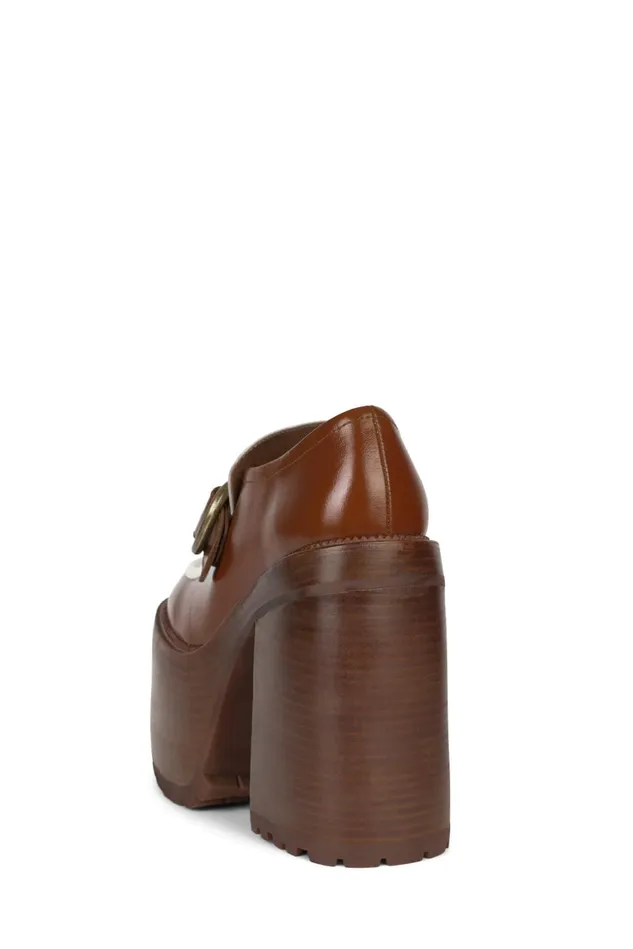 Women Jeffrey Campbell Pump OFFSET Tan Ivory