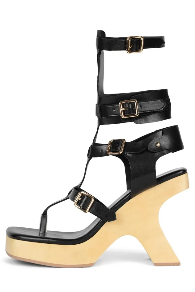 Women Jeffrey Campbell Sandal ELEMENTS White