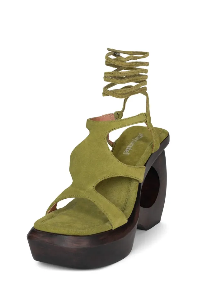 Women Jeffrey Campbell Sandal IDOLIZE Black Brown