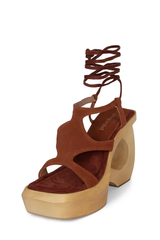 Women Jeffrey Campbell Sandal IDOLIZE Black Brown