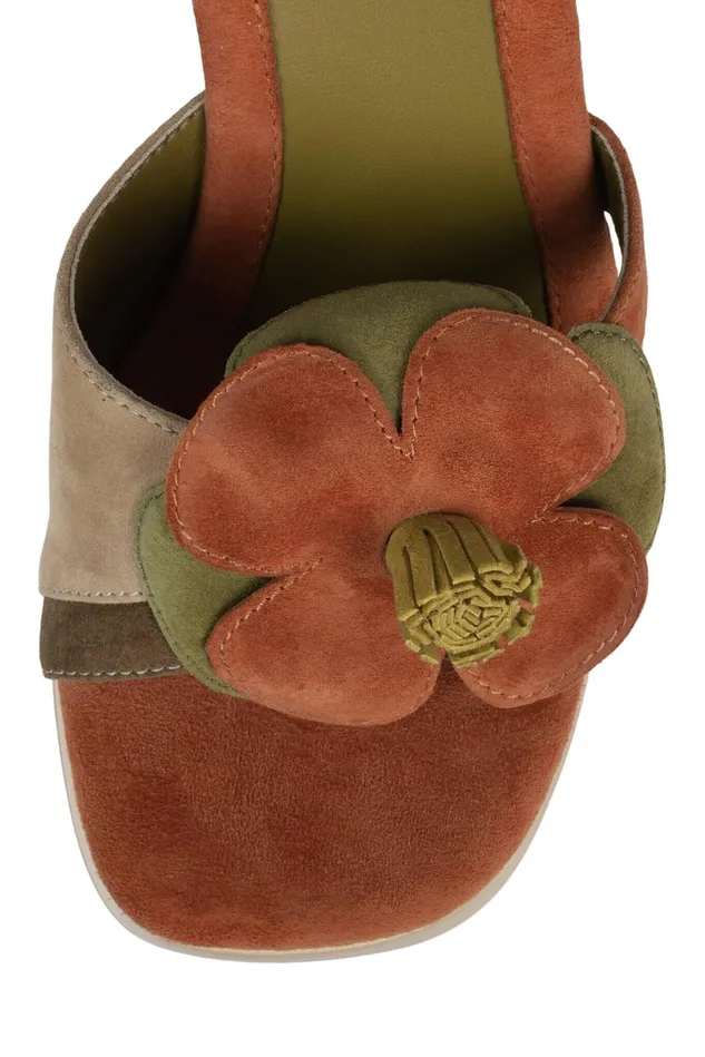 Women Jeffrey Campbell Sandal UGROWGRL Brown Khaki Suede Combo