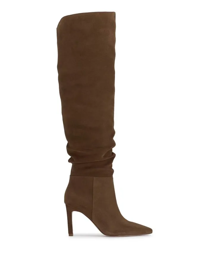 Women Jessica Simpson Boots and Booties Emetta Over The Knee Boot In Maple