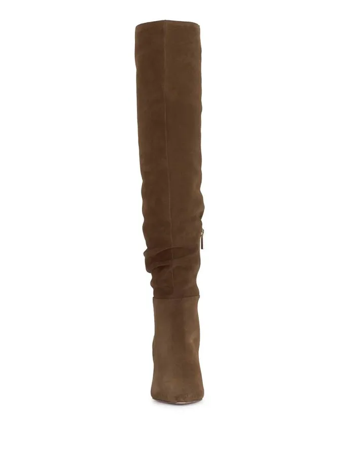 Women Jessica Simpson Boots and Booties Emetta Over The Knee Boot In Maple