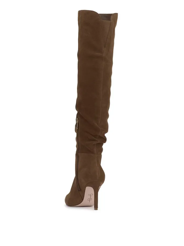 Women Jessica Simpson Boots and Booties Emetta Over The Knee Boot In Maple
