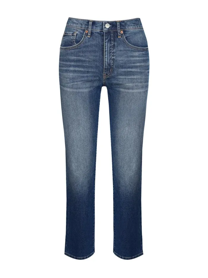 Women Jessica Simpson Bottoms Harmony Straight High Rise Jeans In Particles