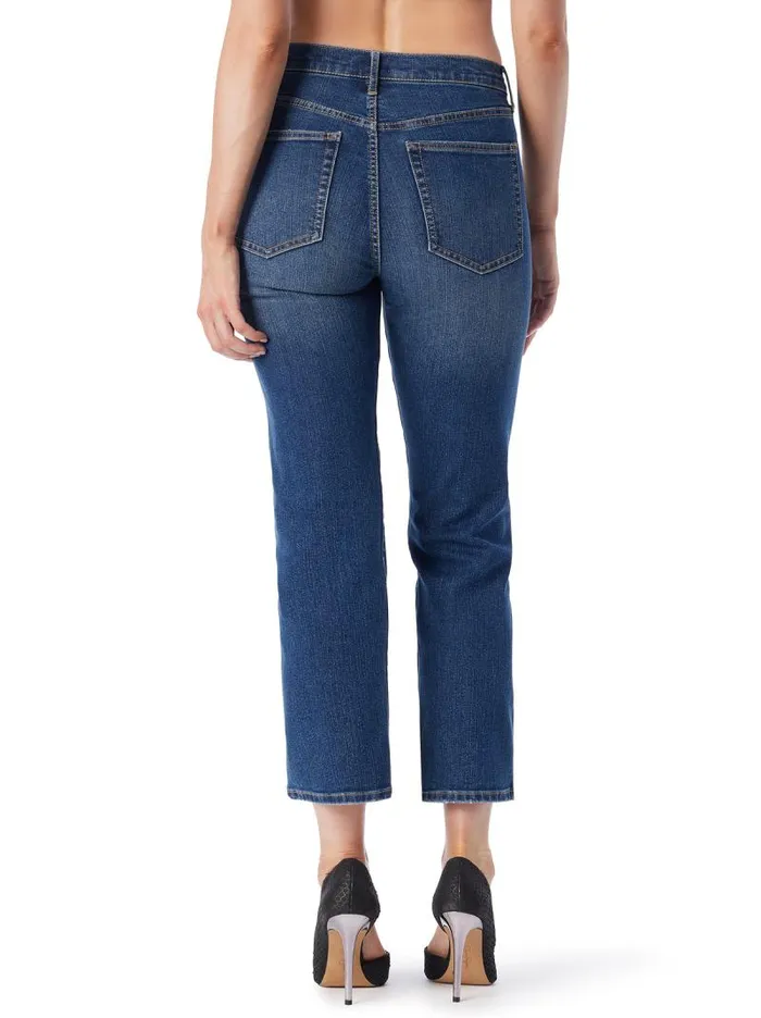 Women Jessica Simpson Bottoms Harmony Straight High Rise Jeans In Particles