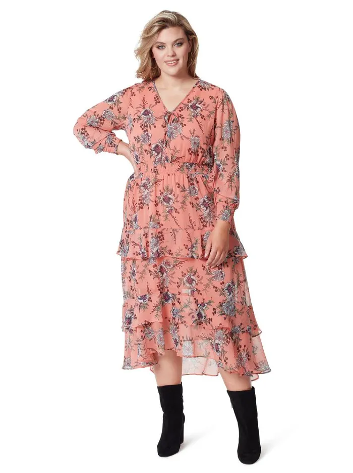 Women Jessica Simpson Dresses Harmony Maxi Dress In Floral Burst