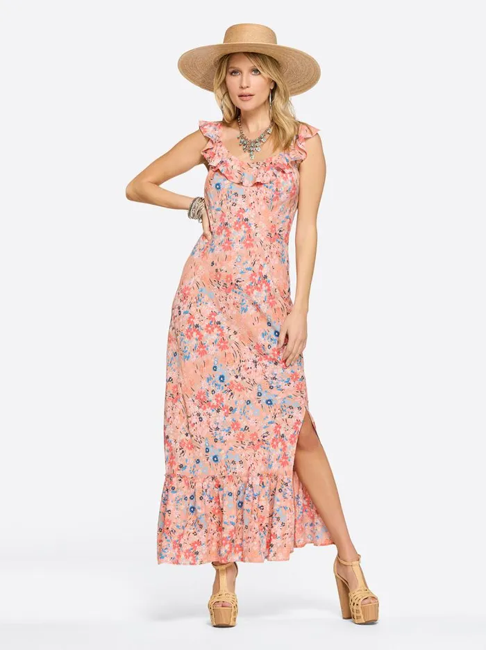 Women Jessica Simpson Dresses Raya Slip Dress In Blooming Pasture