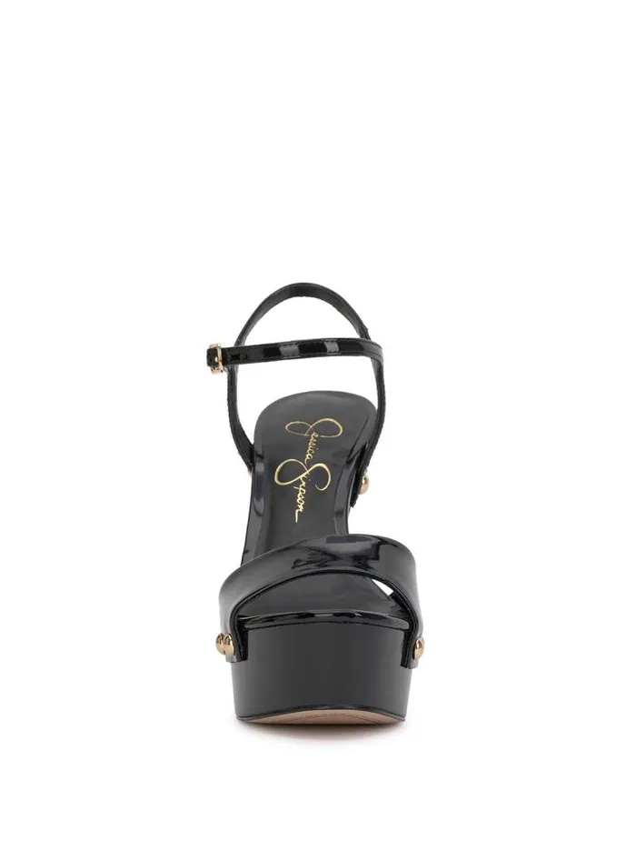 Women Jessica Simpson Platforms Calenta Studded Platform In Black