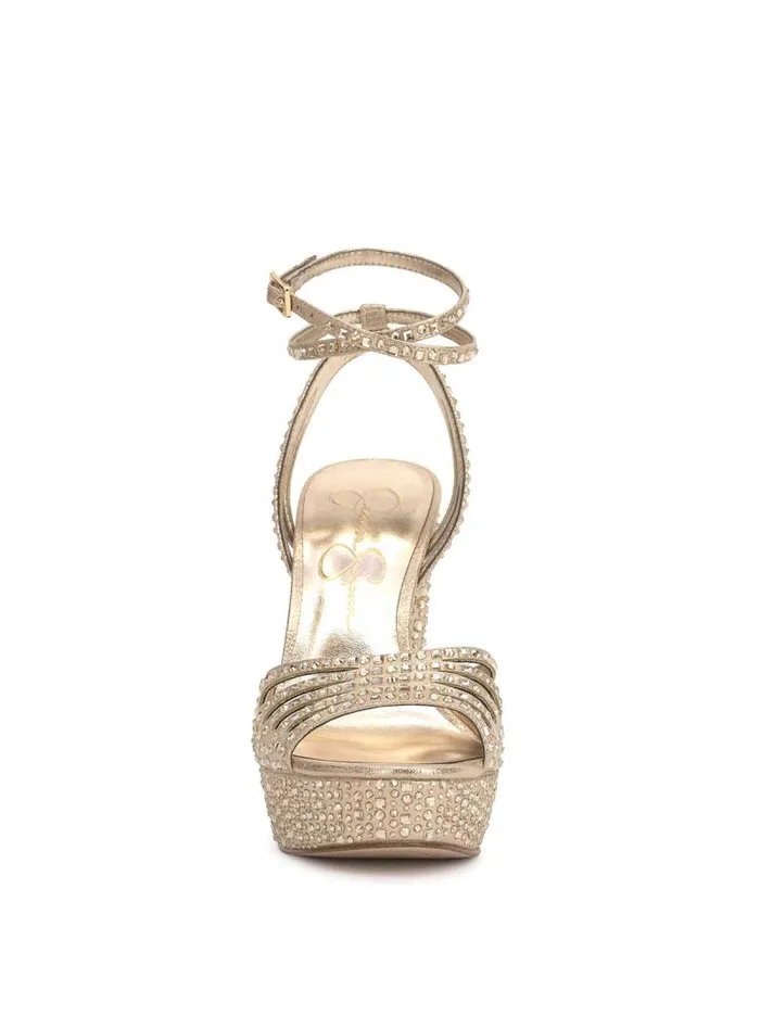 Women Jessica Simpson Platforms Iralin Platform Sandal In Champagne