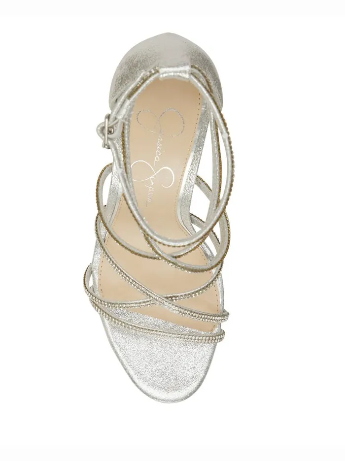 Women Jessica Simpson Platforms Jaeya High Heel In Platinum