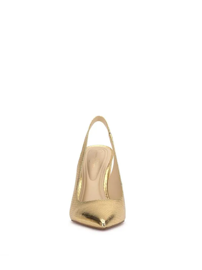 Women Jessica Simpson Pumps Noula Slingback Pointed Toe Pump In Gold