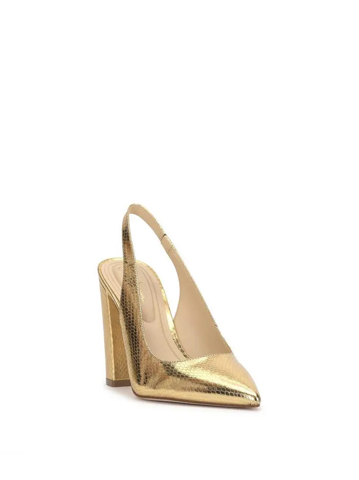 Women Jessica Simpson Pumps Noula Slingback Pointed Toe Pump In Gold