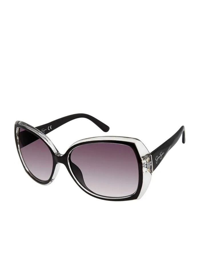 Women Jessica Simpson Readers Oversized Butterfly Sunglasses With Bifocal Readers In Black Women Jessica Simpson Readers Oversized Butterfly Sunglasses With Bifocal Readers In Black