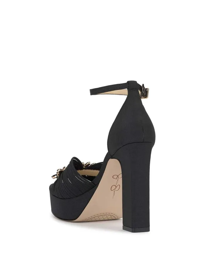 Women Jessica Simpson Sandals Anissia Platform In Black
