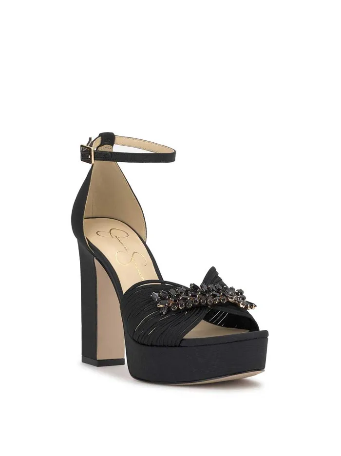 Women Jessica Simpson Sandals Anissia Platform In Black