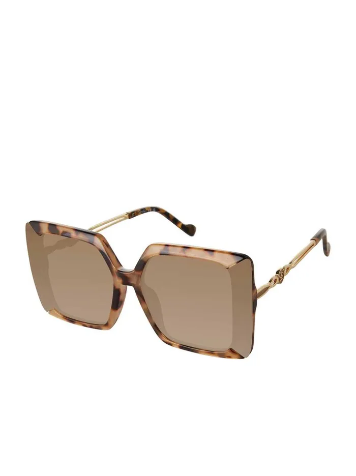 Women Jessica Simpson Sunglasses Glamorous Square Metal Temple Sunglasses In Tortoise Women Jessica Simpson Sunglasses Glamorous Square Metal Temple Sunglasses In Tortoise