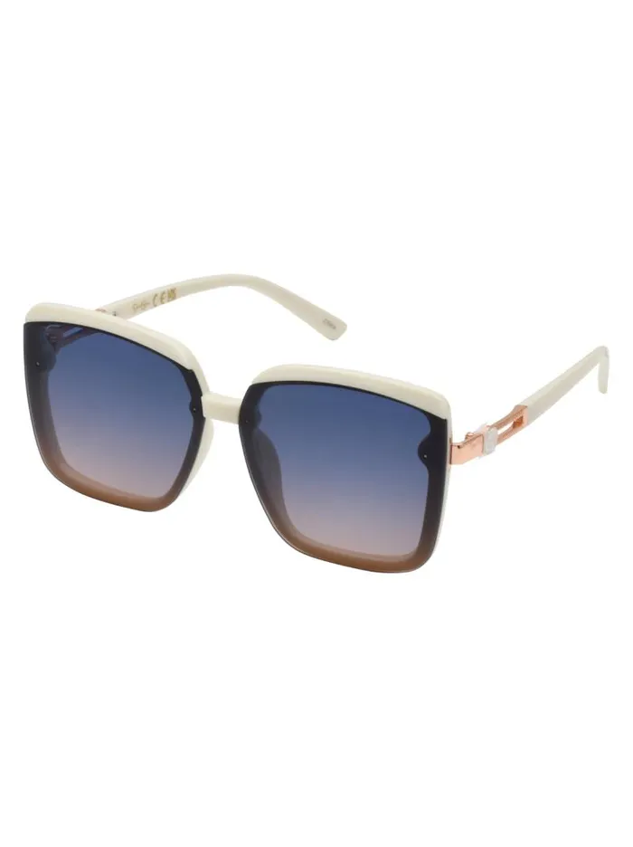 Women Jessica Simpson Sunglasses Oversized Fashionable Square Sunglasses In Cream Women Jessica Simpson Sunglasses Oversized Fashionable Square Sunglasses In Cream