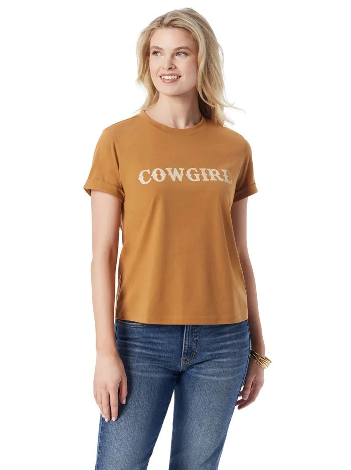 Women Jessica Simpson Tops and Tees Ike Tee In Bone Brown