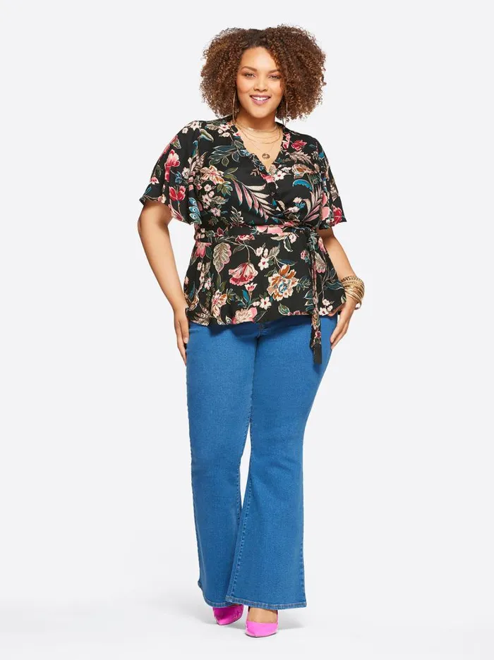 Women Jessica Simpson Tops and Tees Misha Top In Arcadian Blooms