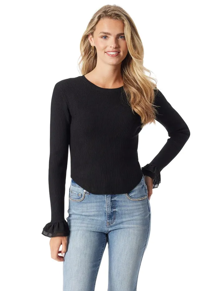 Women Jessica Simpson Tops and Tees Nala Sweater In Black