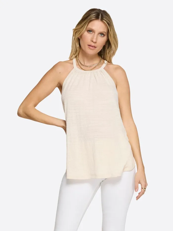 Women Jessica Simpson Tops and Tees Nyre Tank In Parchment