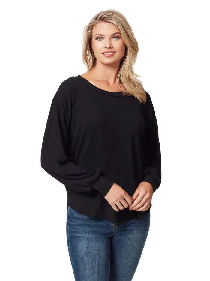 Women Jessica Simpson Tops and Tees Poppy Top In Black