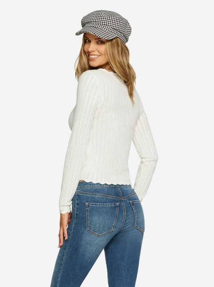 Women Jessica Simpson Tops and Tees Samara Top In Gardenia