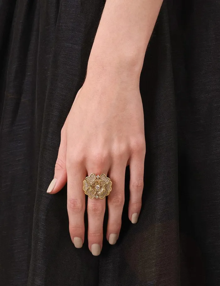 Women Jewellery Zimmermann Flore Ring Gold