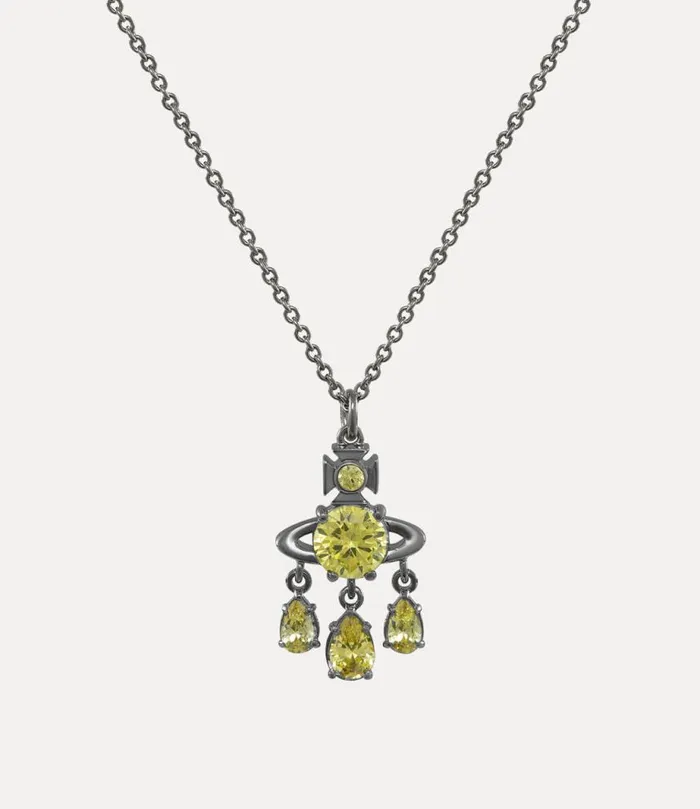 Women Joaquina Pendant Necklace Rutheniummperidotcz Vivienne Westwood Necklaces