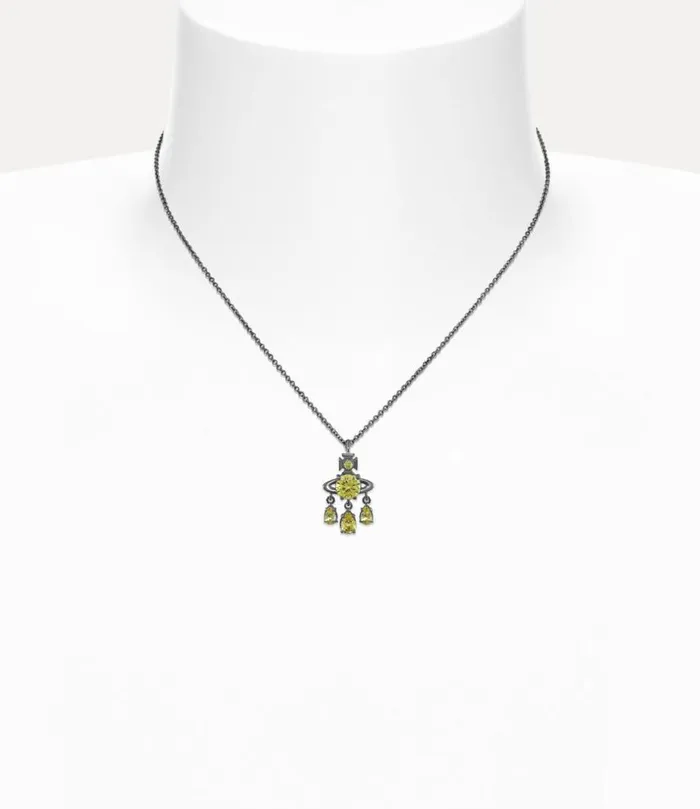 Women Joaquina Pendant Necklace Rutheniummperidotcz Vivienne Westwood Necklaces