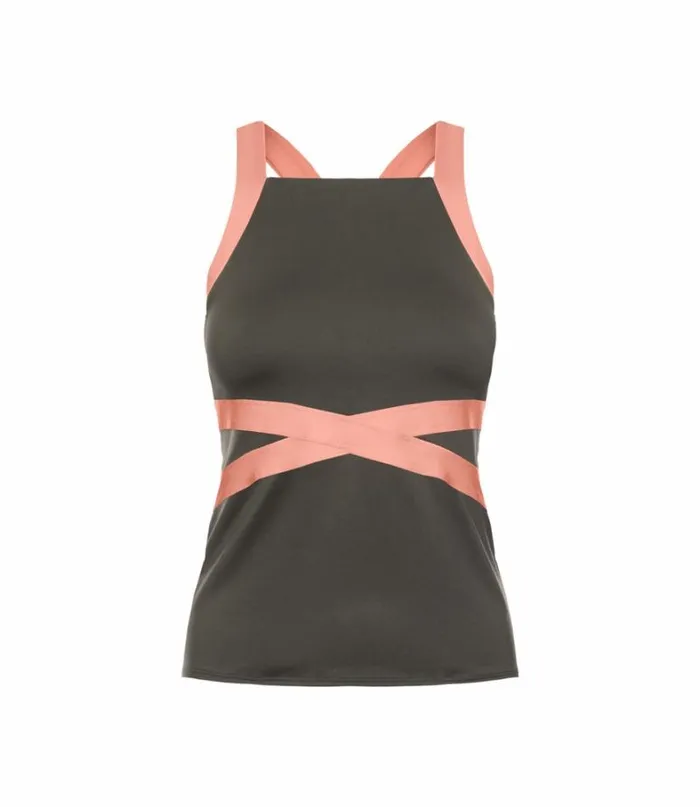 Women KSwiss TShirts and Tops CRISSCROSS TANK Asphalt