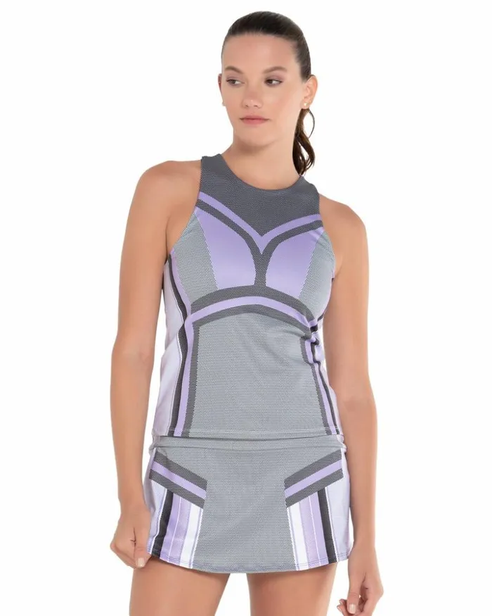 Women KSwiss Tennis and Pickleball EXCEL TANK Paisley