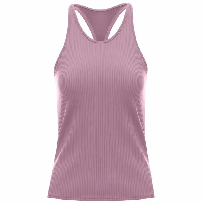 Women KSwiss Tennis and Pickleball RIB TANK WBRA Soft Berry