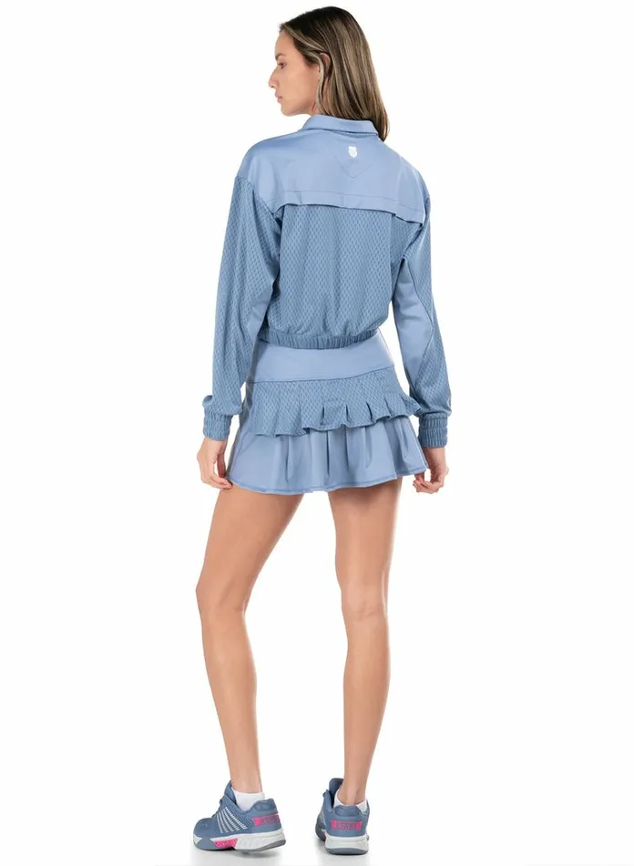 Women KSwiss Tennis DIAMOND 14 ZIP LS Infinity Women KSwiss Tennis DIAMOND 14 ZIP LS Infinity