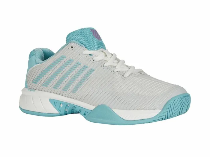 Women KSwiss Tennis HYPERCOURT EXPRESS 2 Brilliant Whiteangel Bluesheer Lilac