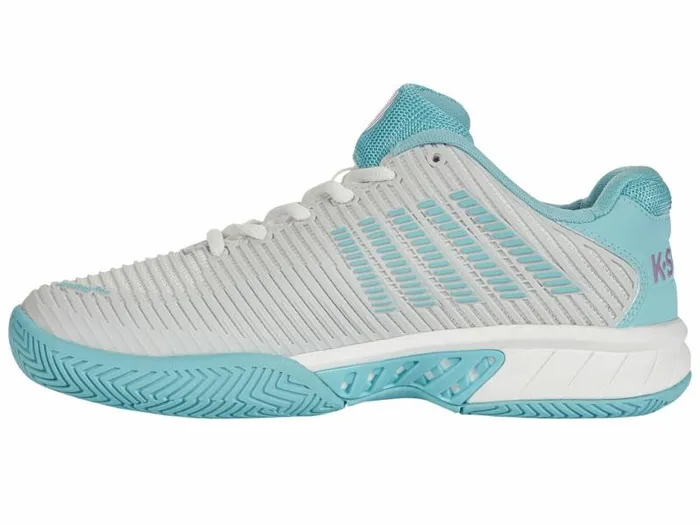 Women KSwiss Tennis HYPERCOURT EXPRESS 2 Brilliant Whiteangel Bluesheer Lilac