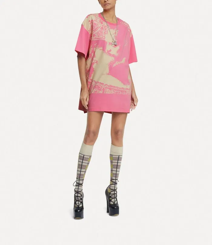 Women Kiss Oversized Tshirt Pink Vivienne Westwood Tops And Shirts Women Kiss Oversized Tshirt Pink Vivienne Westwood Tops And Shirts