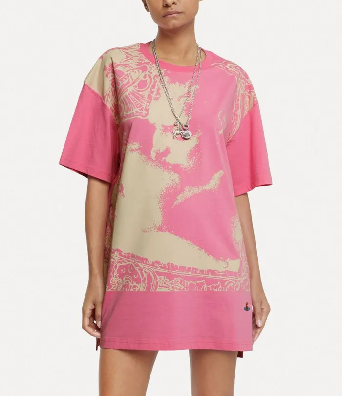 Women Kiss Oversized Tshirt Pink Vivienne Westwood Tops And Shirts Women Kiss Oversized Tshirt Pink Vivienne Westwood Tops And Shirts