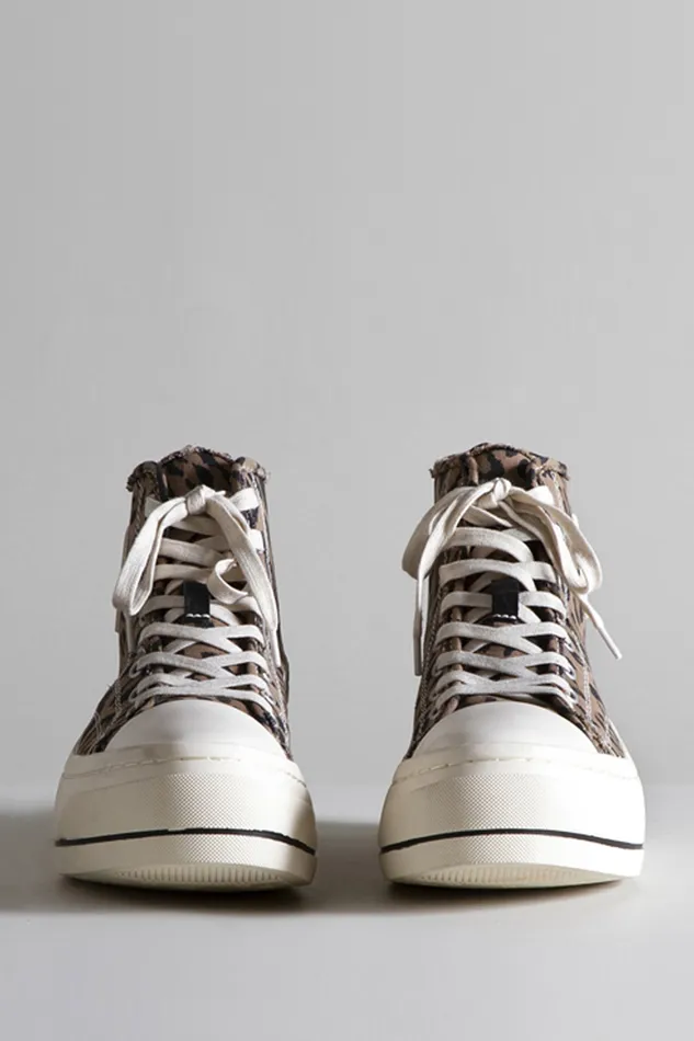 Women Kurt High Top Sneaker 8211 Leopard Sneakers R13