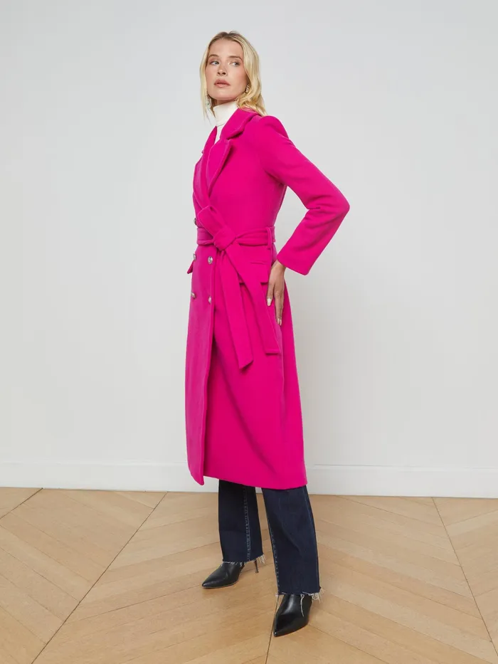 Women L039Agence Blazers and Jackets New Olina Coat Berry Pink Women L039Agence Blazers and Jackets New Olina Coat Berry Pink
