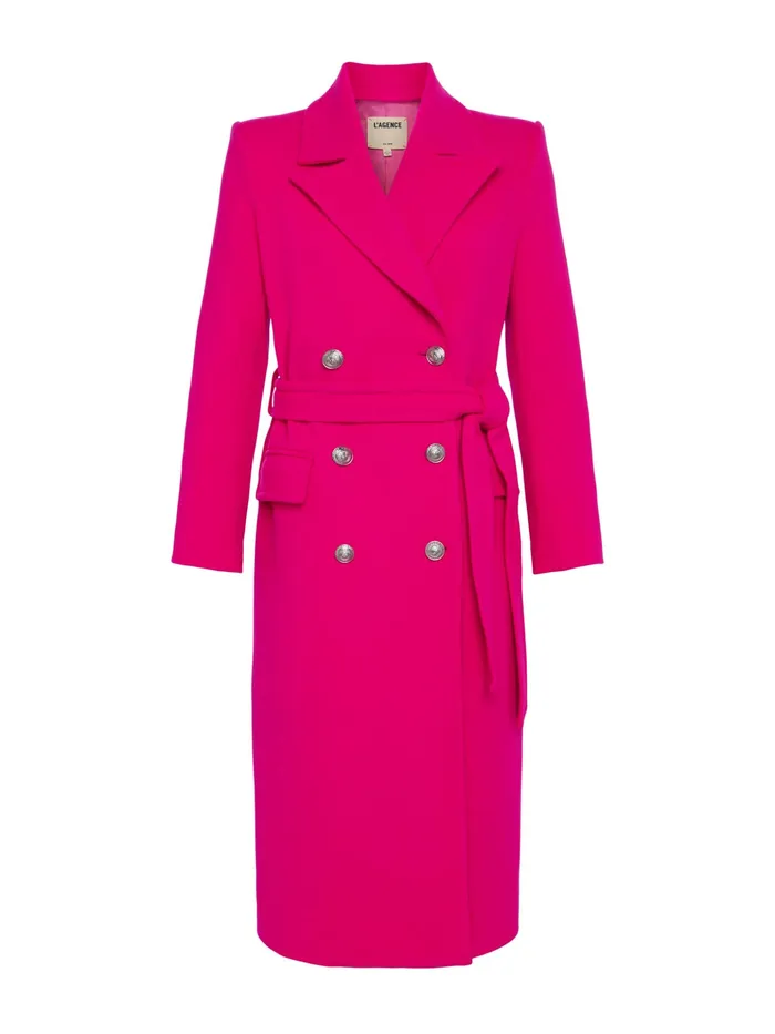 Women L039Agence Blazers and Jackets New Olina Coat Berry Pink Women L039Agence Blazers and Jackets New Olina Coat Berry Pink