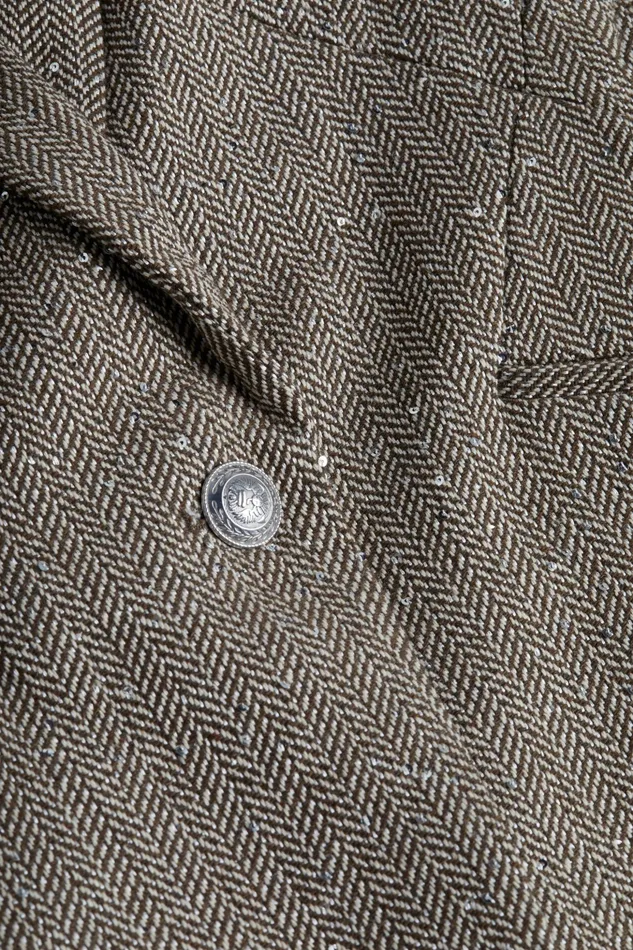 Women L039Agence Blazers and Jackets New Sheila Blazer Oliveecru Chevron Women L039Agence Blazers and Jackets New Sheila Blazer Oliveecru Chevron