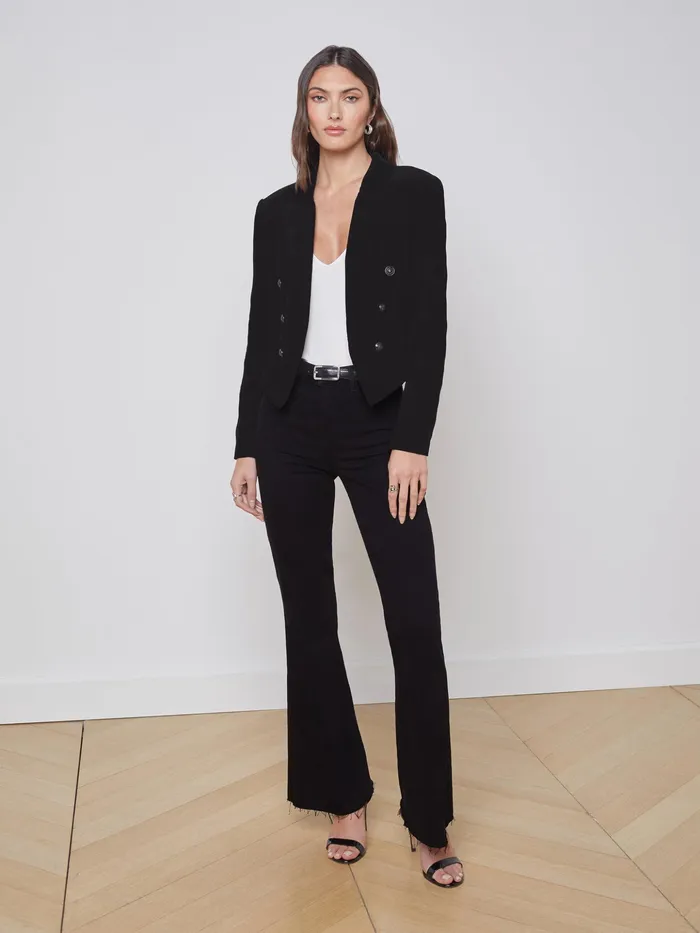 Women L039Agence Blazers and Jackets New Wayne Blazer Black Women L039Agence Blazers and Jackets New Wayne Blazer Black