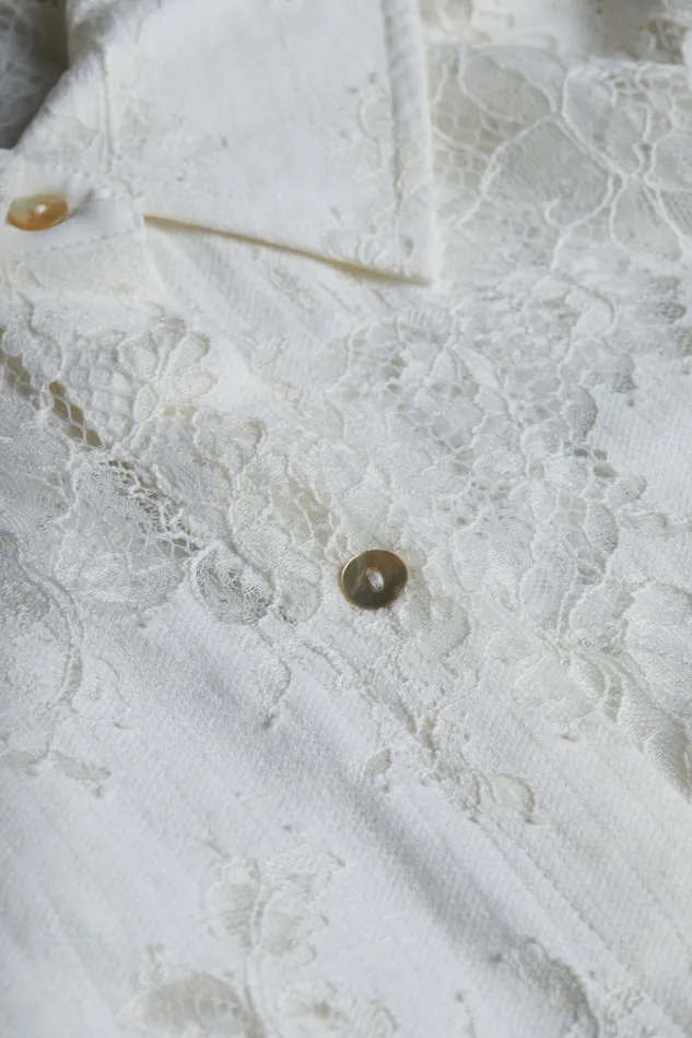 Women L039Agence Blouses and Tops Jenica Lace Blouse Lace Ivory Women L039Agence Blouses and Tops Jenica Lace Blouse Lace Ivory