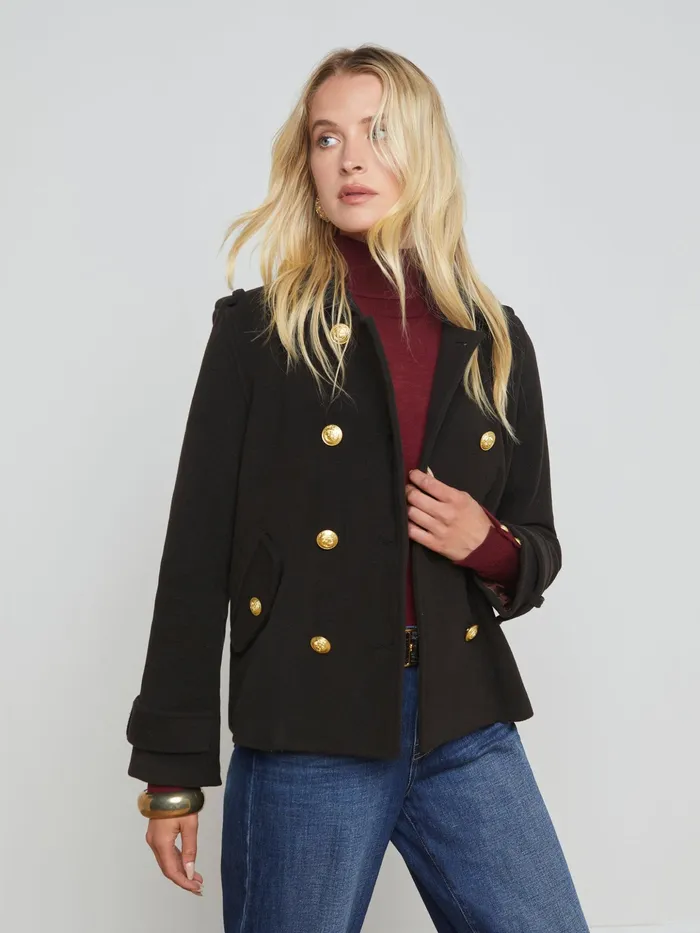 Women L039Agence Outerwear New Franco Coat Dark Chocolate Women L039Agence Outerwear New Franco Coat Dark Chocolate