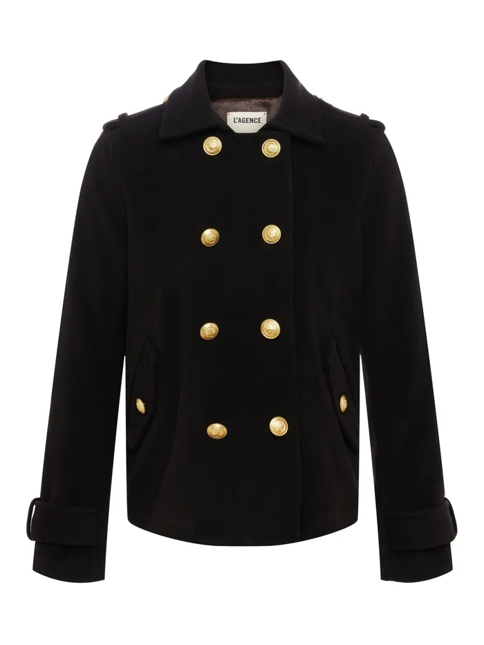 Women L039Agence Outerwear New Franco Coat Dark Chocolate Women L039Agence Outerwear New Franco Coat Dark Chocolate